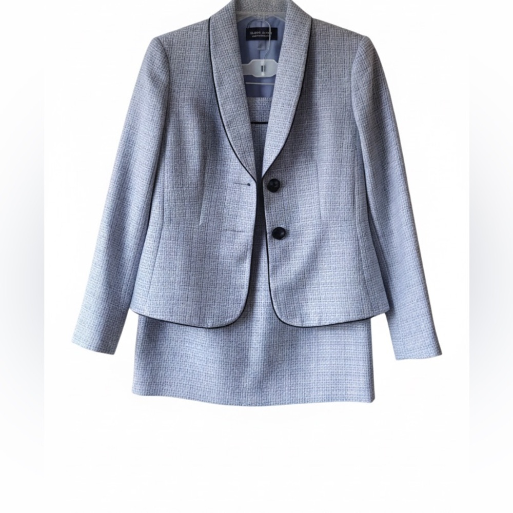 Black Label purpure  and Black Textured Blazer